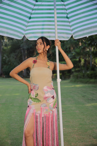 Fiorella Fringe Dress