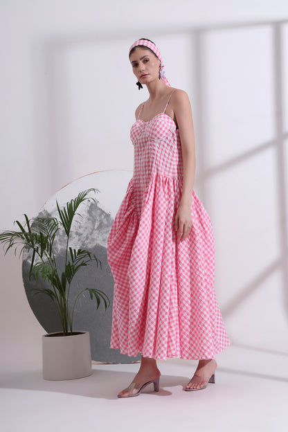 Nolwenn Gathered Maxi Dress