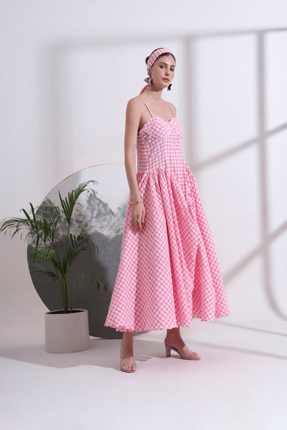 Nolwenn Gathered Maxi Dress