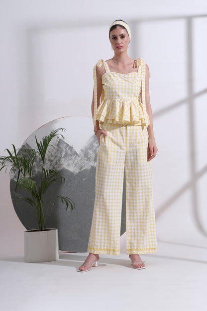 Gaelle Peplum Co-ord Set