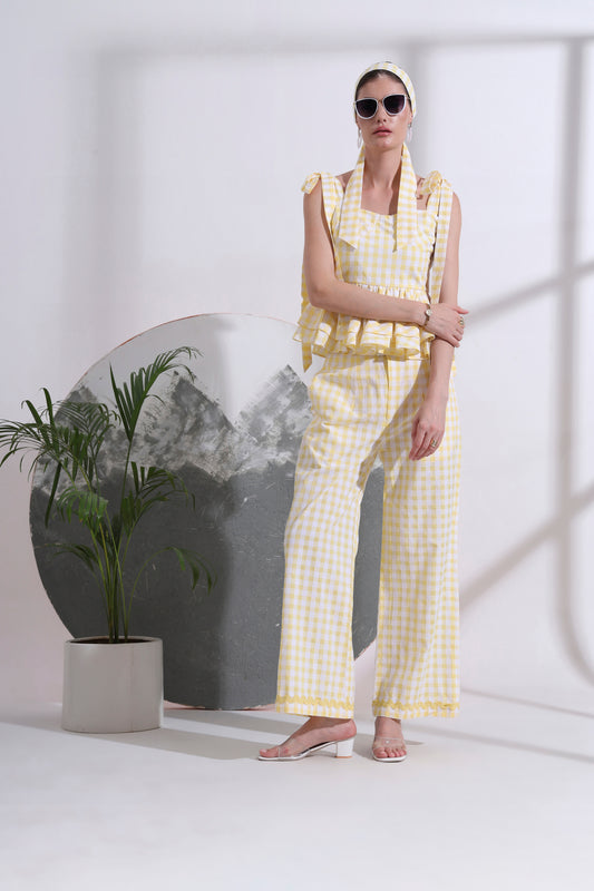 Gaelle Peplum Co-ord Set