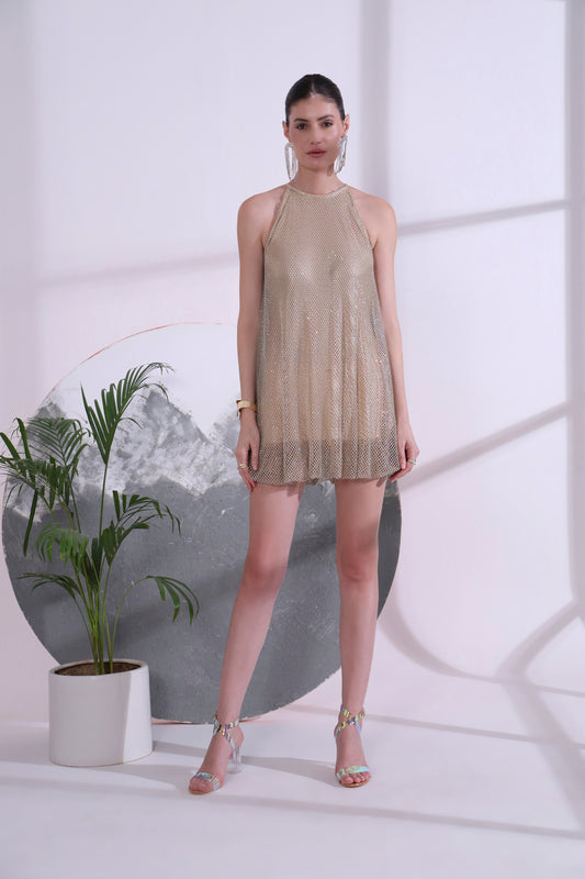 EMILA BALLOON SHORT DRESS