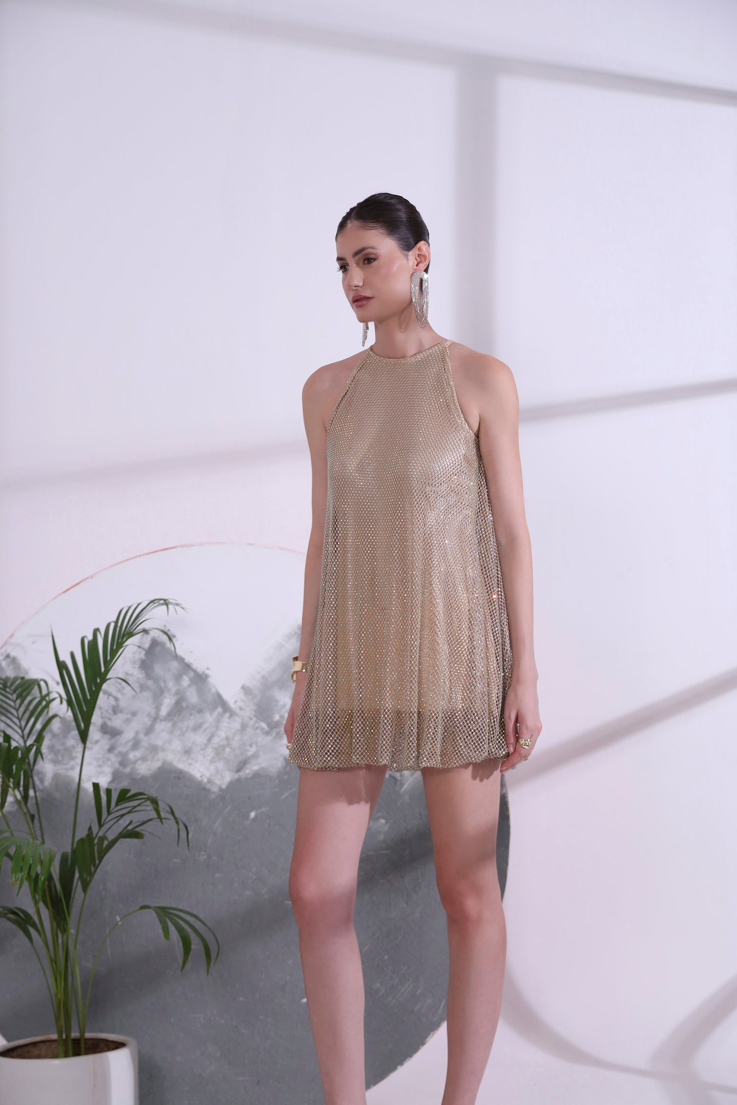 EMILA BALLOON SHORT DRESS