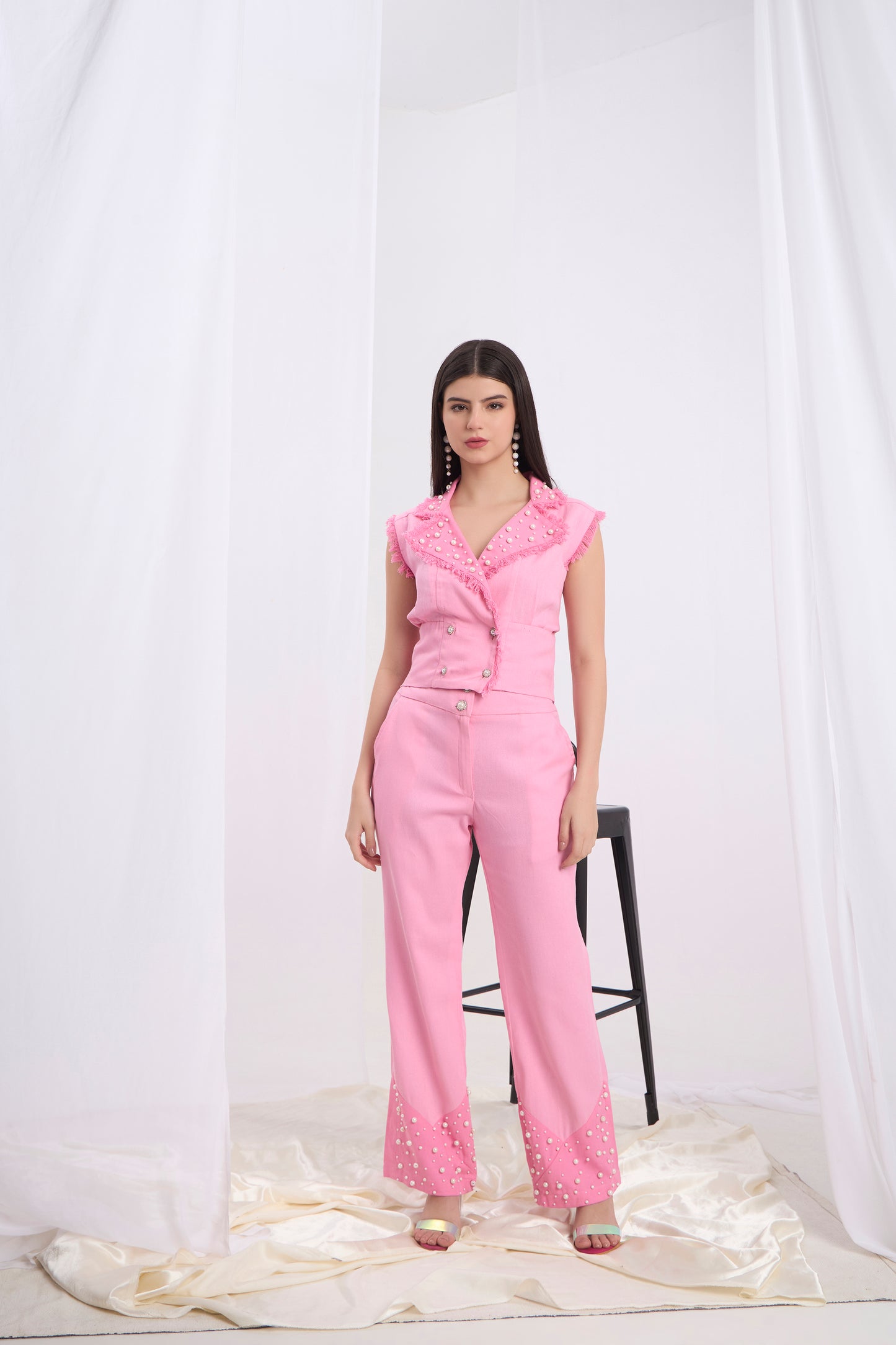 Rosalinda Pearl Crop Co-ord Set