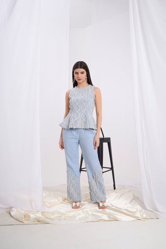 Victoria Peplum Co-ord Set