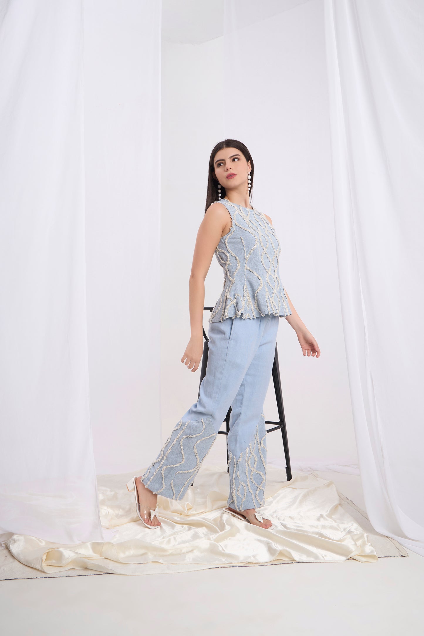 Victoria Peplum Co-ord Set