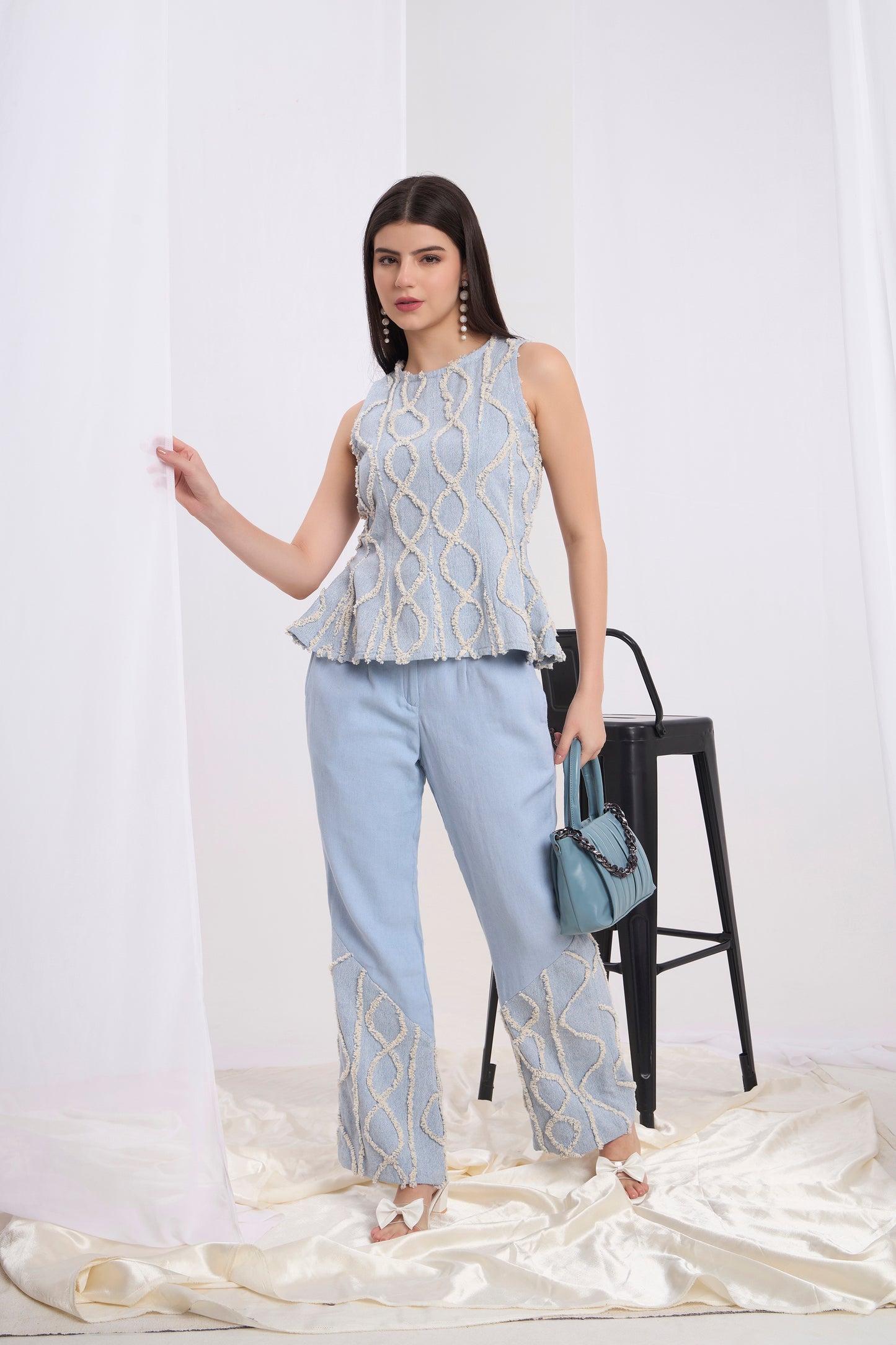 Victoria Peplum Co-ord Set