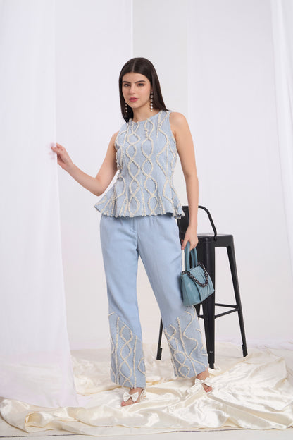 Victoria Peplum Co-ord Set
