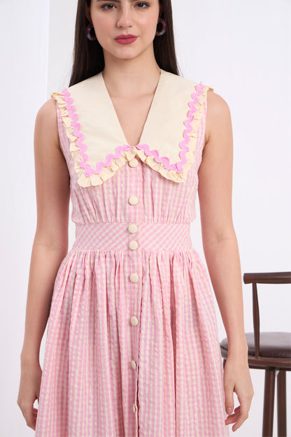 Annalisa Sailor Collar Maxi Dress