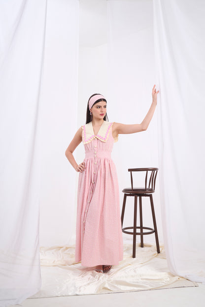 Annalisa Sailor Collar Maxi Dress