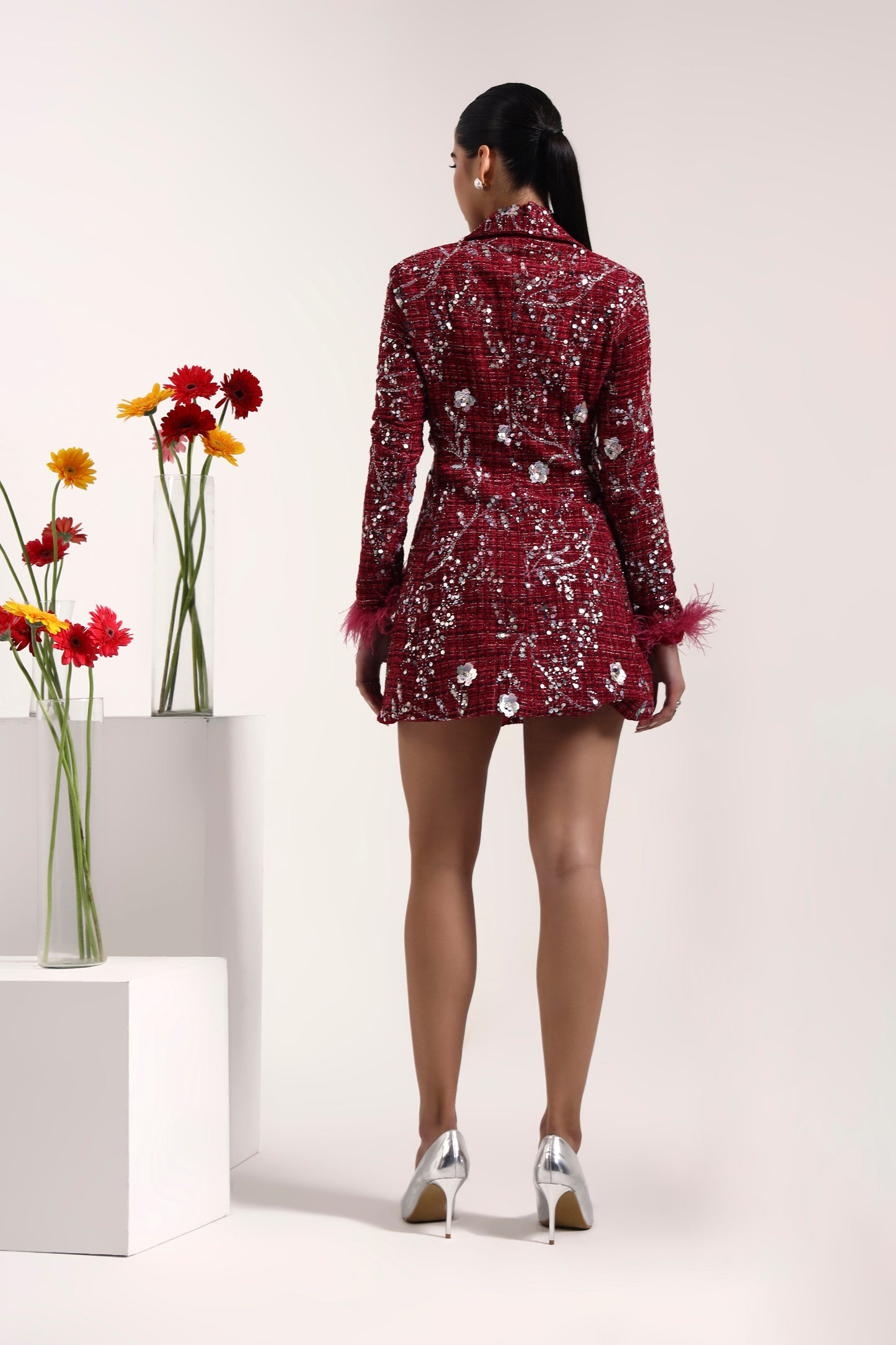 Ravelle Tweed Blazer Dress