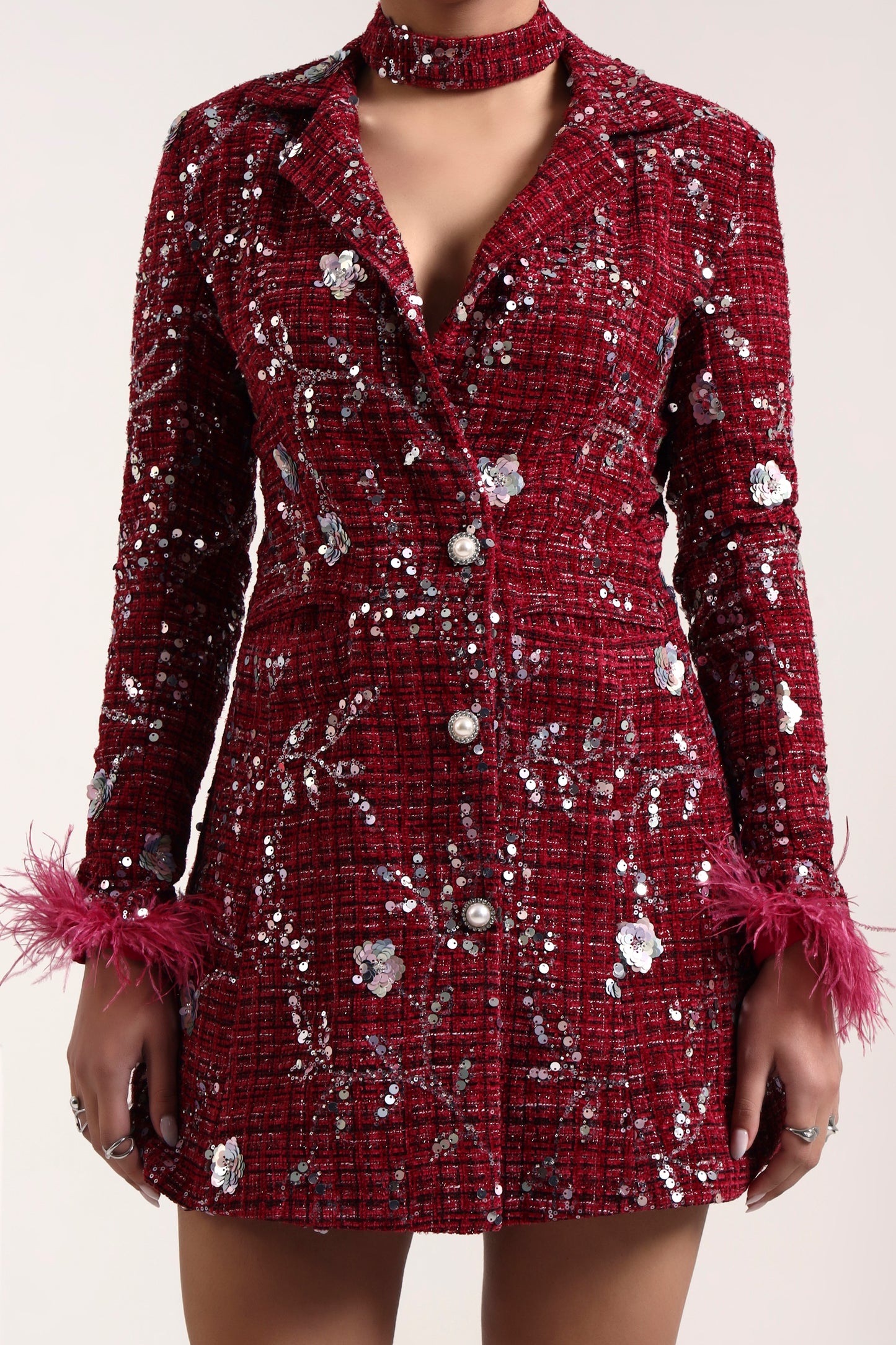 Ravelle Tweed Blazer Dress