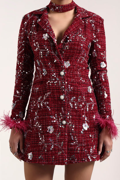 Ravelle Tweed Blazer Dress