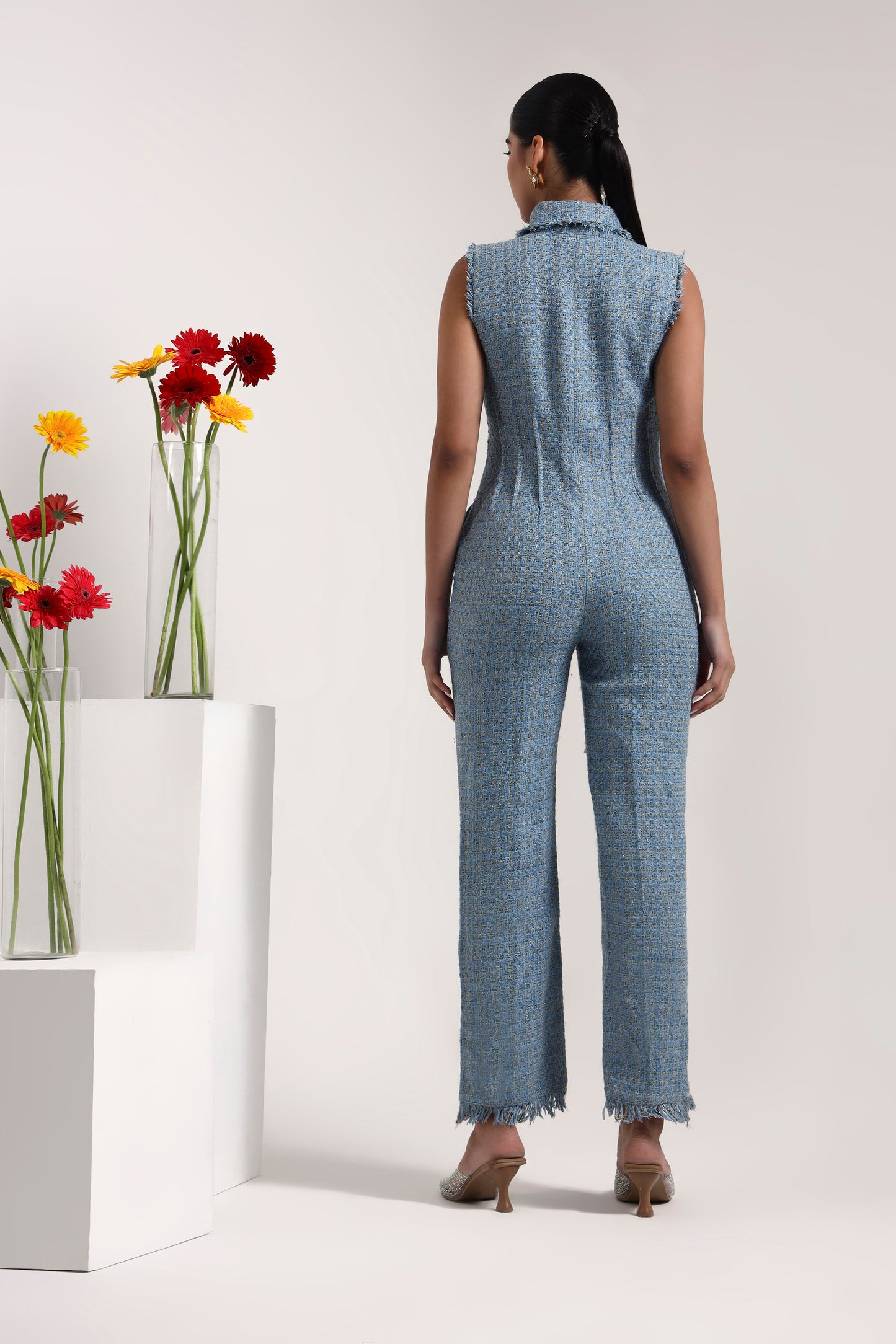 Iris Tweed Jumpsuit