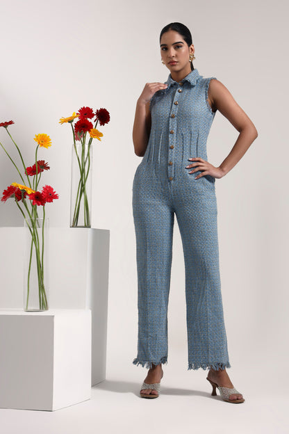 Iris Tweed Jumpsuit