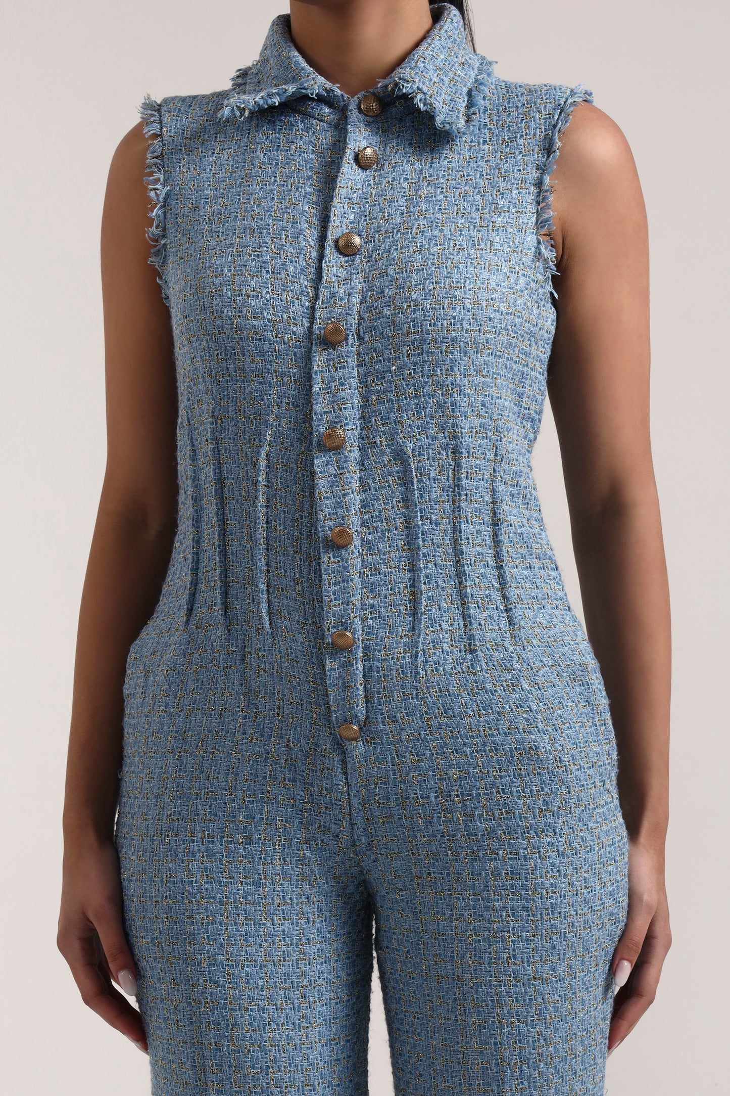 Iris Tweed Jumpsuit