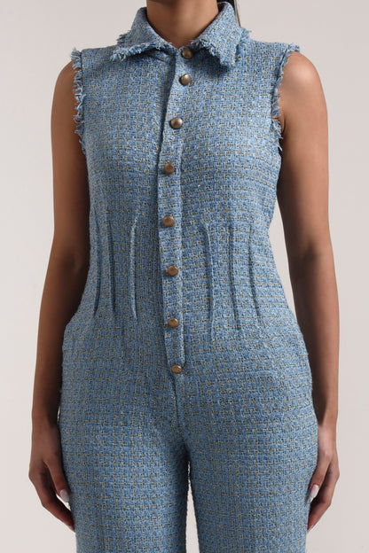 Iris Tweed Jumpsuit