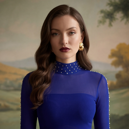 Sapphire Picante Gown