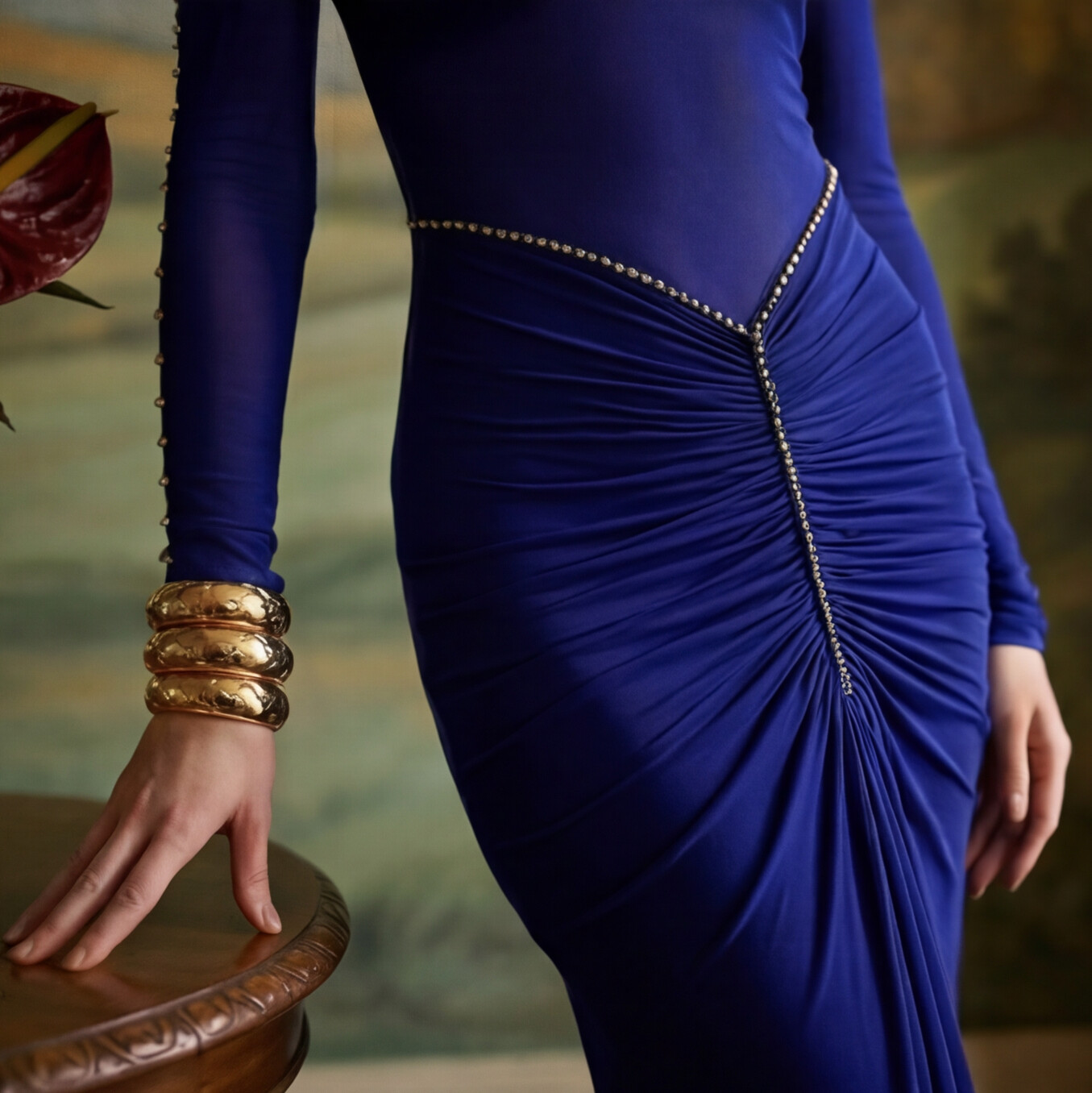 Sapphire Picante Gown