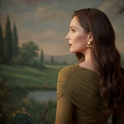 Olive Martini Gown
