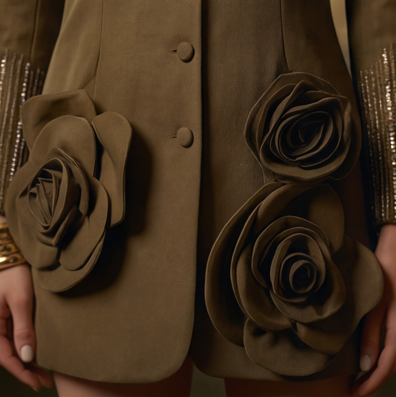 Olive Mule Dress
