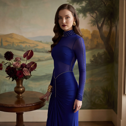 Sapphire Picante Gown