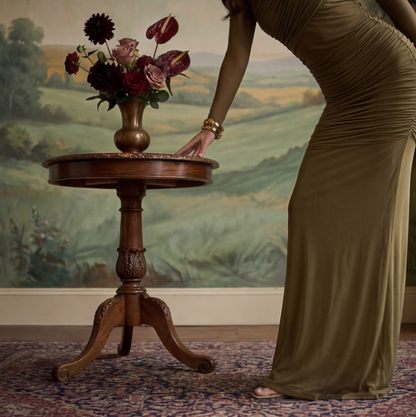 Olive Martini Gown