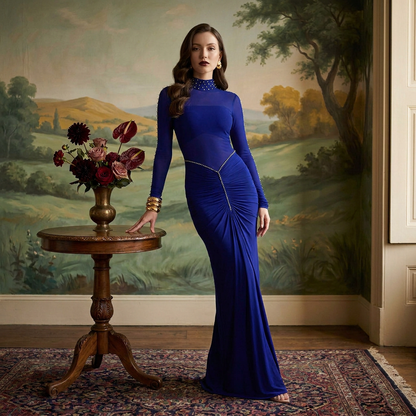 Sapphire Picante Gown