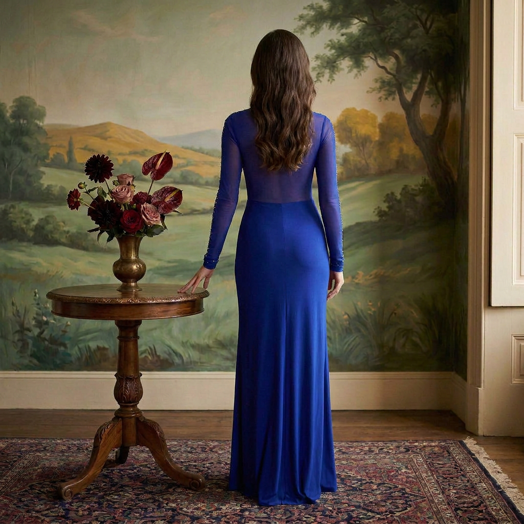 Sapphire Picante Gown